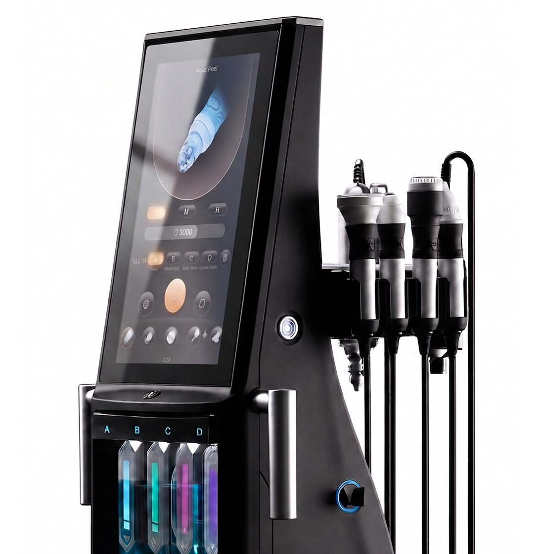 dermia-aquastar-kozmeticky-pristroj-04a Hydradermabrázia AquaStar 10v1 s analyzátorom na tvárové ošetrenie – Obrázok 1
