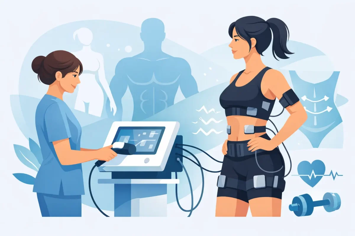 EMS prístroj na formovanie postavy v praxi