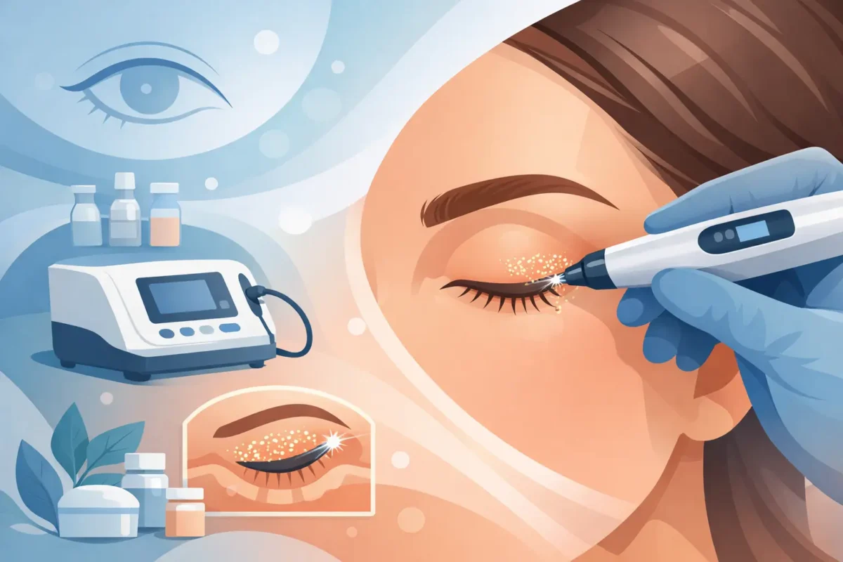 Plazmový prístroj na blefaroplastiku v praxi