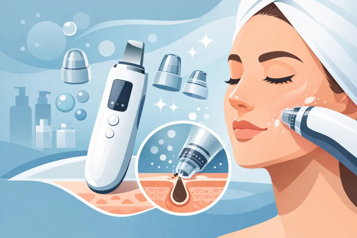 Prístroj na hĺbkové čistenie pleti v praxi