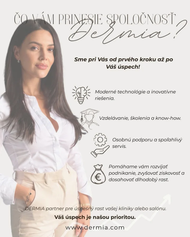 DERMIA BE PROFESSIONAL ✨

📲 +421940526147
🌐 www.dermia.com
📩 dermia@dermia.com